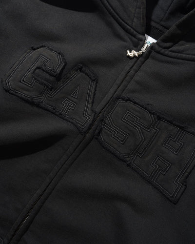 Cash Only Campus Zip Thru Hood Black