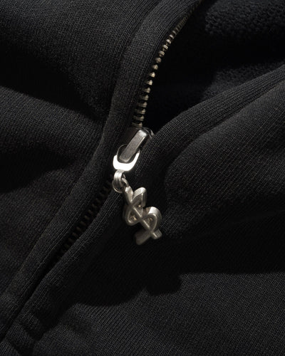 Cash Only Campus Zip Thru Hood Black