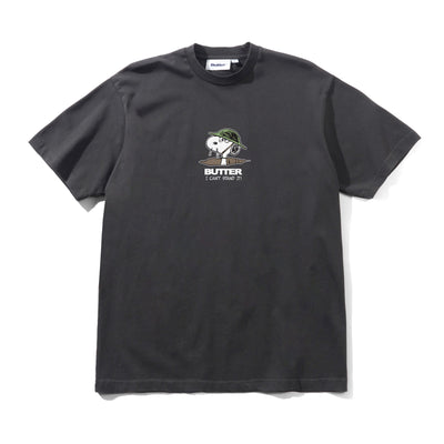 Butter Goods Cant Stand It Tee Washed Black