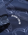 Cash Only Chain Zip Thru Hood Navy