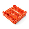 Butter Goods Collapsible Record Crate Orange