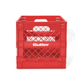 Butter Goods Collapsable Record Crate Red