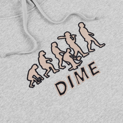 Dime Evolution Hoodie Heather Grey