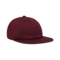 Huf Distressed Logo Cap Raisin