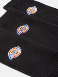 Dickies Valley Grove Crew Socks 3-Pack Black