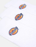 Dickies Valley Grove Crew Socks 3-Pack White