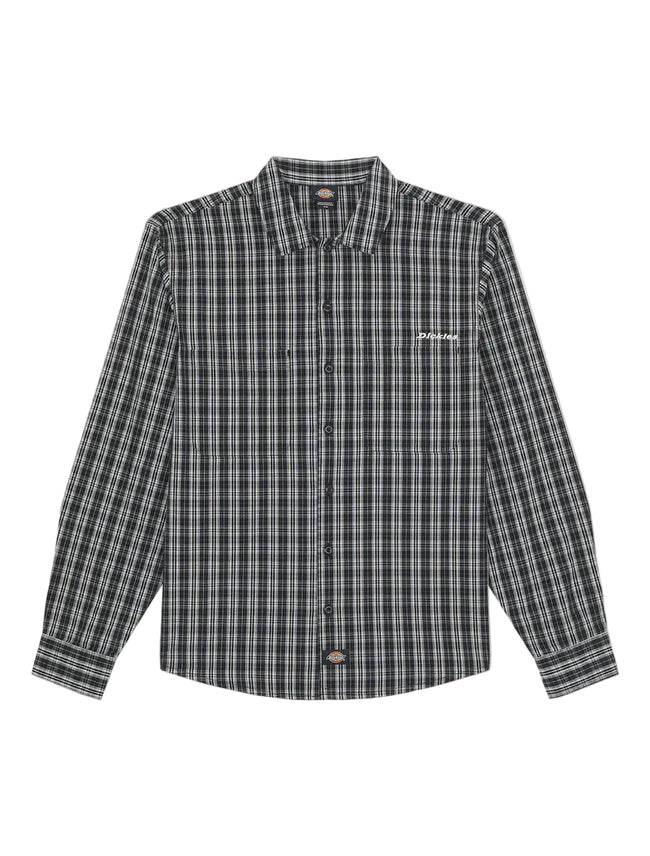 Dickies Poplin Wellsville Longsleeve Shirt Black