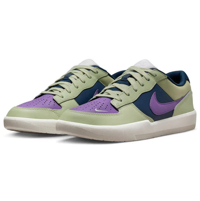 Nike SB Force 58 Premium  Shoe Olive Aura/Black Raspberry-Armory Navy