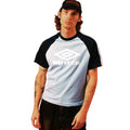Butter x Umbro Diamond Logo Raglan T-Shirt Slate/Navy