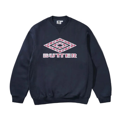 Butter x Umbro Diamond Applique Crewneck Navy