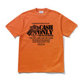 Cash Only Dash T-Shirt Orange