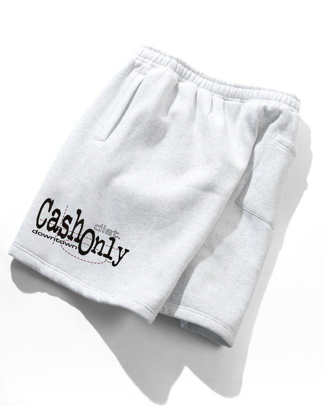 Cash Only Downtown Fleece Short Ash