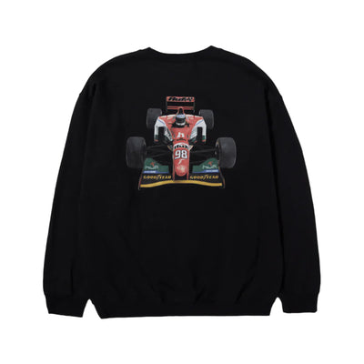 HUF X GOODYEAR F1 Crewneck Black