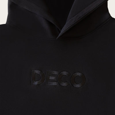 Deco Forever Embroidered Hoodie Black