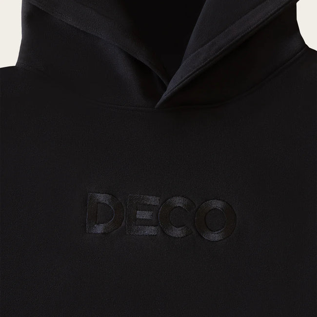 Deco Forever Embroidered Hood Black