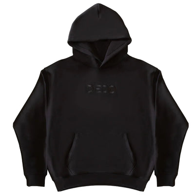 Deco Forever Embroidered Hoodie Black