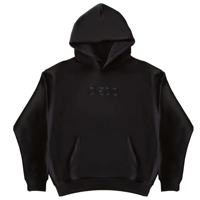 Deco Forever Embroidered Hoodie Black