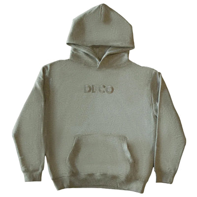 Deco Forever Embroidered Hood Concrete Grey