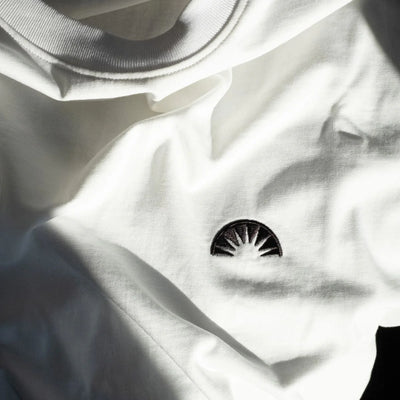 Deco Forever Embroidered Tee White