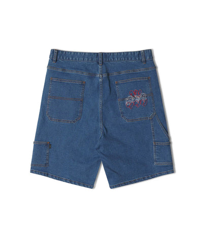 Former Distend Denim Walk Short Dark Blue