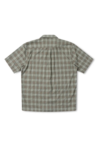 Former Manners Check SS Shirt Green/Brown