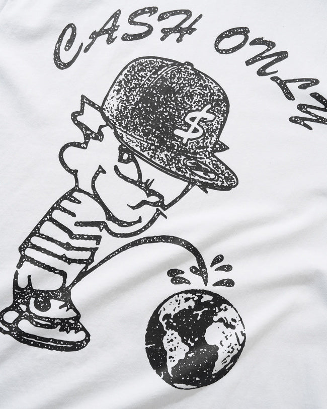 Cash Only FTW Tee White