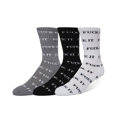 Huf Fuck It Socks 3-Pack