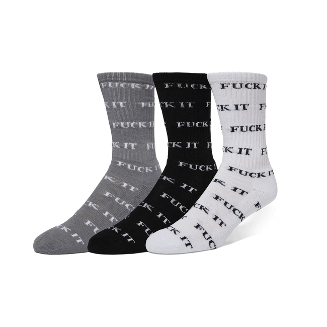 Huf Fuck It Socks 3-Pack