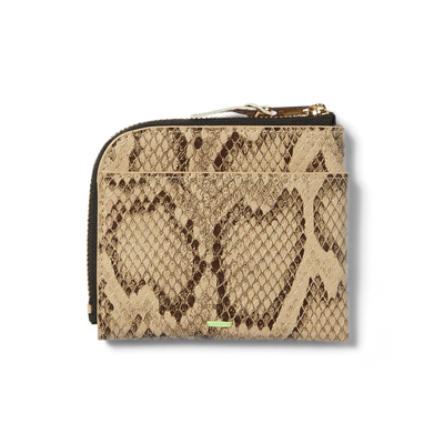 Huf Fuck It Snakeskin Wallet Brown