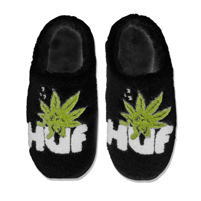 Huf Fuzzy Slipper Black