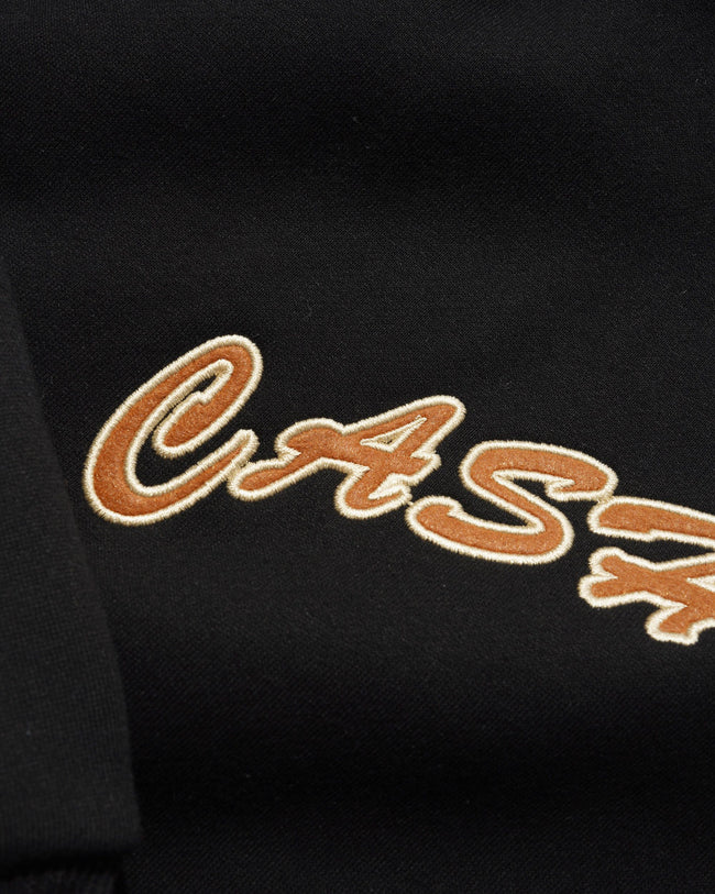 Cash Only Felt Applique Hood Black