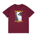 GX1000 Bomb Hills Not Countries Tee Burgundy
