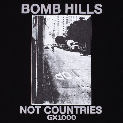 GX1000 Bomb Hills Hood Black/Grey Font