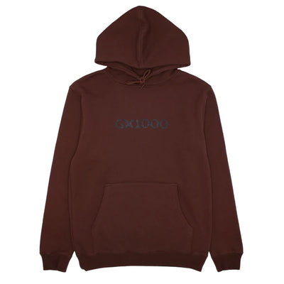 GX1000 OG Logo Hoodie [Brown w/ Black Font]