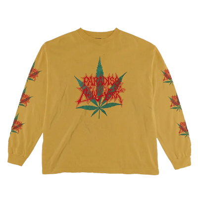 Paradise NYC Morbid Paradise Longsleeve Tee Yellow