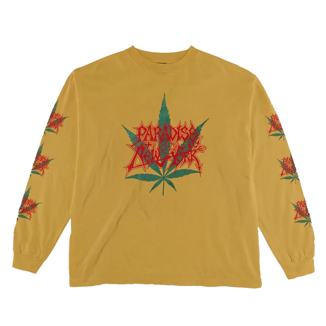 Paradise NYC Morbid Paradise Longsleeve Tee Yellow