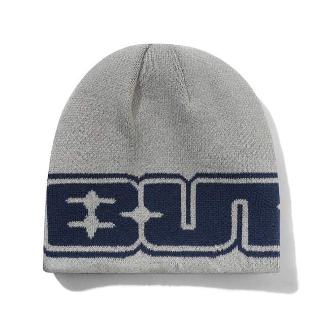 Butter Goods Glint Reversible Skully Beanie Navy/Grey