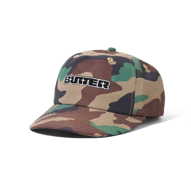 Butter Goods Glint Snapback Cap Woodland Camo