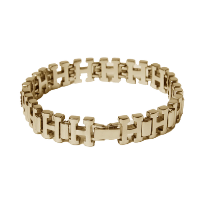 Huf H Link Bracelet Gold