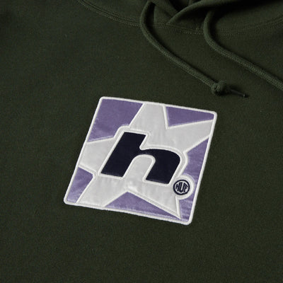 Huf H Star Hoodie Hunter Green