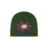Dime Cute Flower Skull Casp Beanie Ivy Green