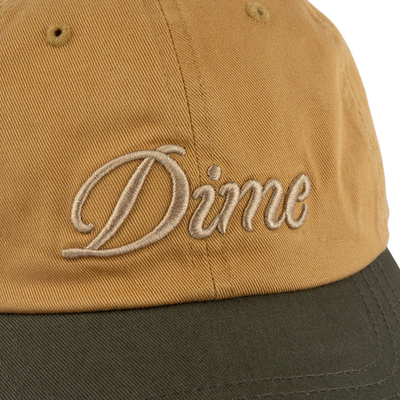 Dime Cursive Low Pro Cap Wheat/Green