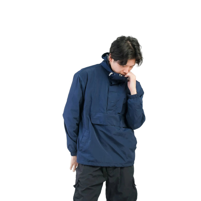 Helsinki.Co Anorak Windbreaker Navy Blue