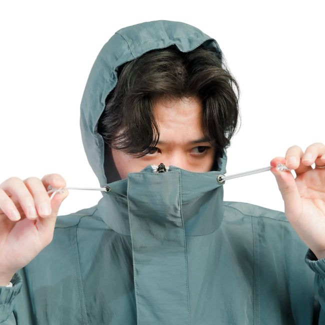 Helsinki.Co Anorak Windbreaker Sage