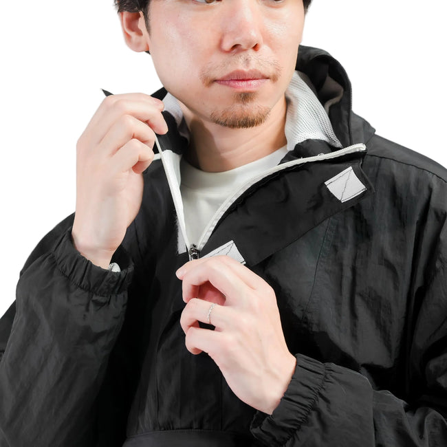 Helsinki.Co Anorak Windbreaker Black
