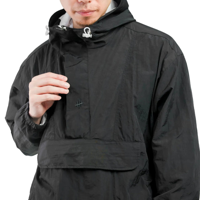 Helsinki.Co Anorak Windbreaker Black