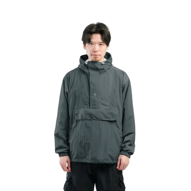 Helsinki.Co Anorak Windbreaker Charcoal