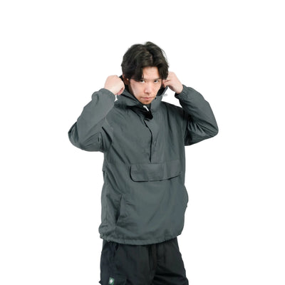 Helsinki.Co Anorak Windbreaker Charcoal