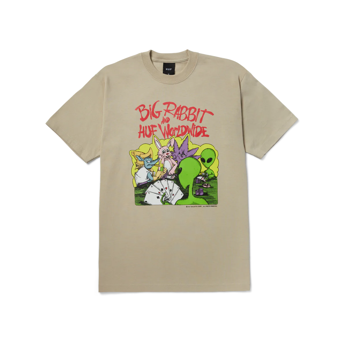 HUF x Freddie Gibbs High Stakes Tee Clay Embassy chch