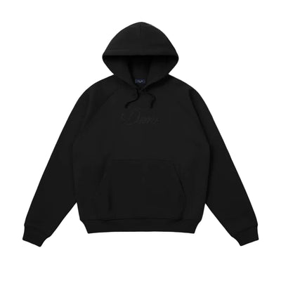 Dime Cursive Hoodie Black